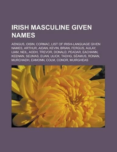 Irish Masculine Given Names