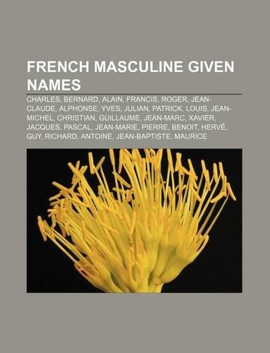 French Masculine Given Names