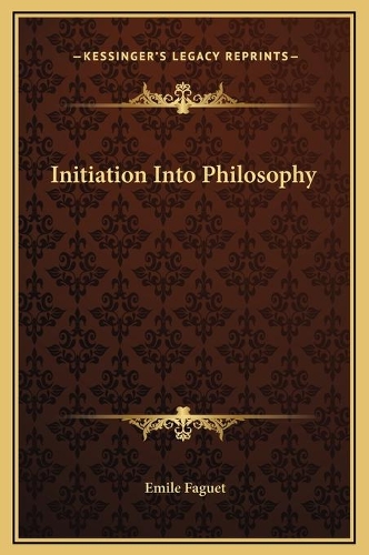 Initiation Into Philosophy