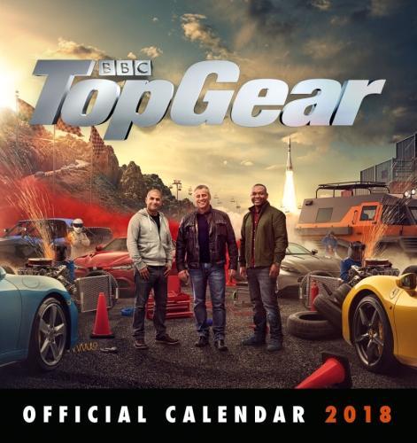 Top Gear Official Desk Easel 2018 Calendar - Month To View Desk Format