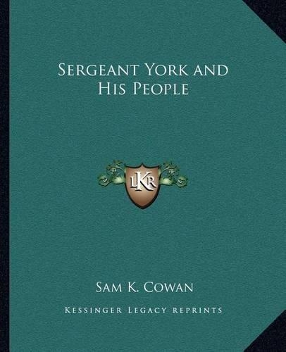 Sergeant York and His People: (English)