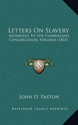 Letters on Slavery
