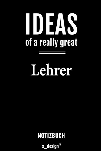 Notizbuch für Lehrer