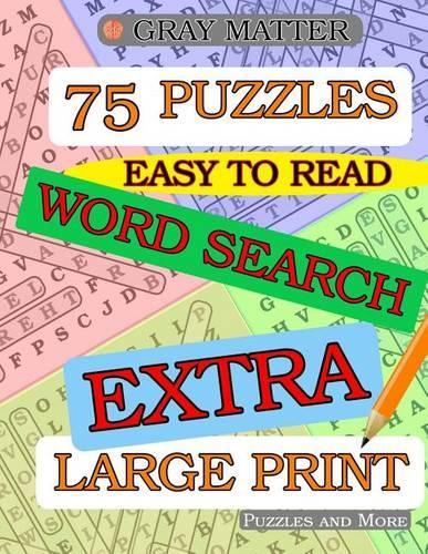 EXTRA LARGE PRINT Word Search