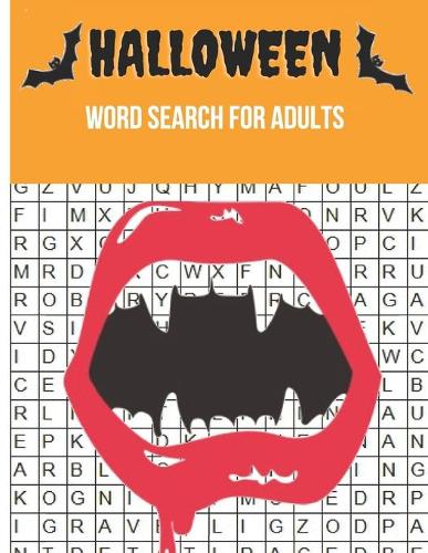 Halloween Word Search For Adults
