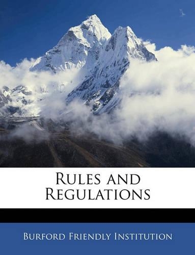 Rules and Regulations: (English)
