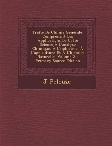 Traite de Chimie Generale