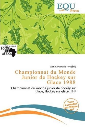 Championnat Du Monde Junior de Hockey Sur Glace 1988