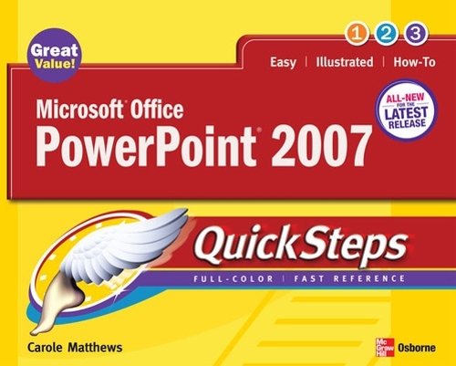 Microsoft Office PowerPoint 2007 QuickSteps: (QuickSteps)
