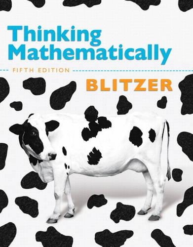 Thinking Mathematically with Integrated Review with  Worksheets plus MyMathLab with Pearson eText -- Access Card Package