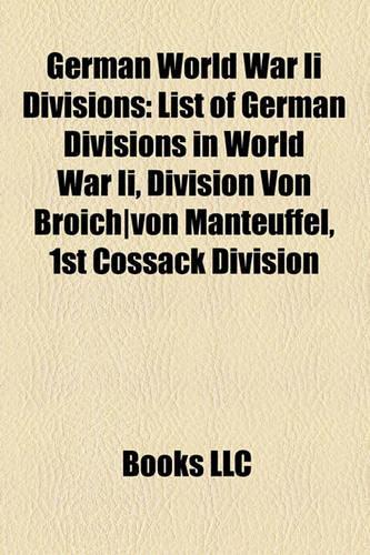 German World War II Divisions
