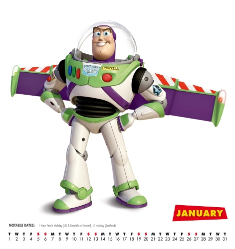 Toy Story Desk Easel Official 2019 Calendar - Desk Easel Format