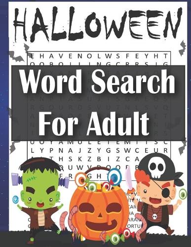 Halloween Word Search For Adults