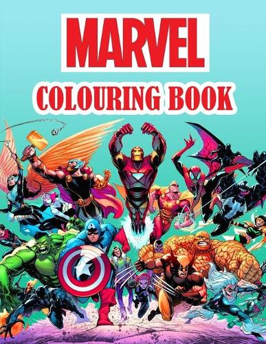 MARVEL Colouring Book: Amazing MARVEL colouring pages Kids - new and latest high quality and premium pages