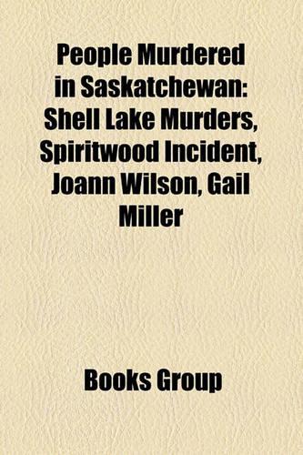 People Murdered in Saskatchewan