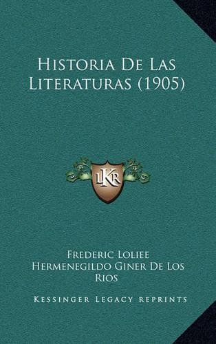Historia de Las Literaturas (1905)