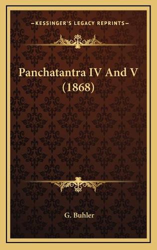 Panchatantra IV And V (1868)