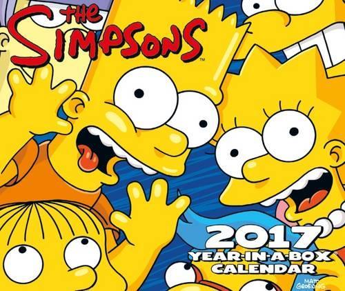 The Simpsons Official 2017 Desk Block Calendar