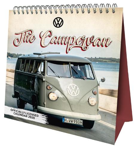 VW Camper Vans 2020 Desk Easel Calendar - Official Desk Easel Format Calendar