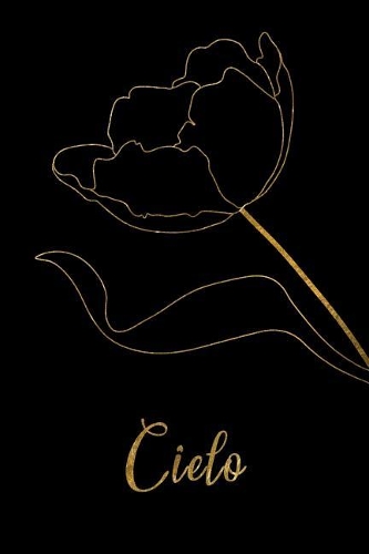 Cielo: Personalized Writing Journal for Women - Elegant Black and Gold