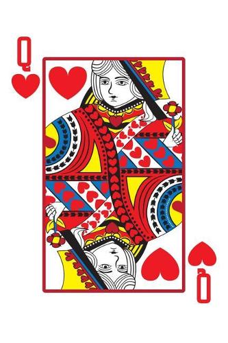 Queen of Hearts Lined Notebook