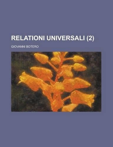 Relationi Universali (2 ): (English)