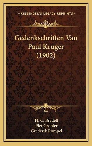 Gedenkschriften Van Paul Kruger (1902)