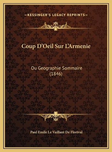Coup D'Oeil Sur L'Armenie