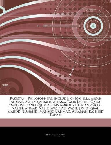 Articles on Pakistani Philosophers, Including