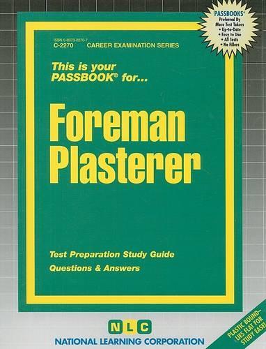 Foreman Plasterer