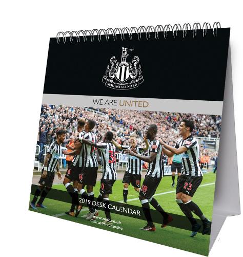 Newcastle Utd Desk Easel Official 2019 Calendar - Desk Easel Format