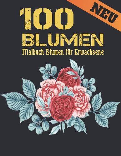 Malbuch Blumen für Erwachsene