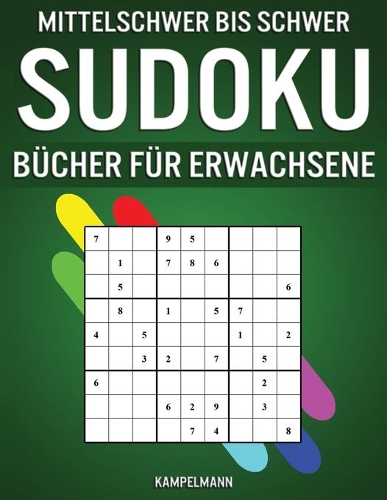 Mittelschwer Bis Schwer Sudoku Bücher für Erwachsene