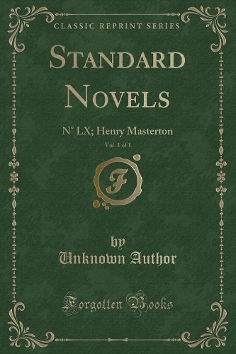 Standard Novels, Vol. 1 of 1