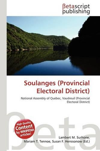 Soulanges (Provincial Electoral District): (English)