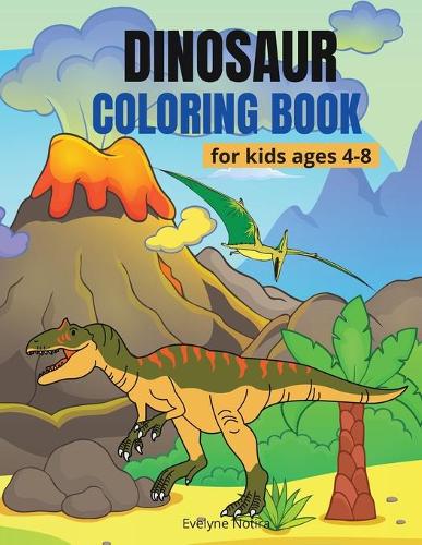 Dinosaur Coloring Book for Kids ages 4-8