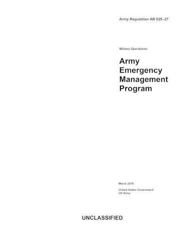 Army Regulation AR 525-27 Military Operations