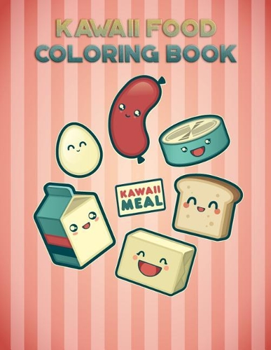 Kawaii Food Coloring Book