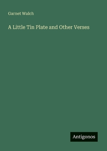 A Little Tin Plate and Other Verses