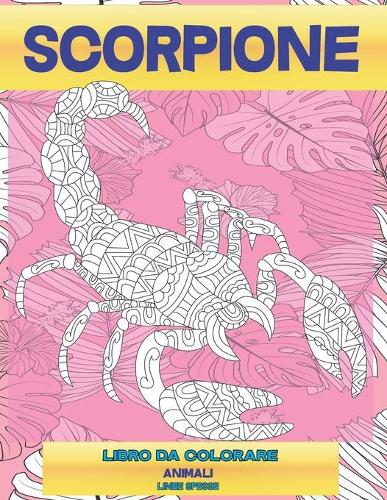 Libro da colorare - Linee spesse - Animali - Scorpione