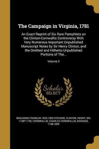 The Campaign in Virginia, 1781