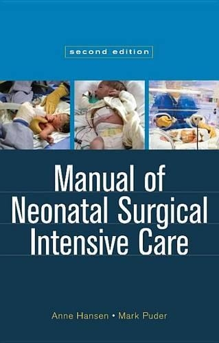 Manual of Neonatal Surgical Intensive Care