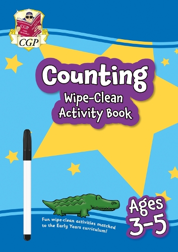 Counting Wipe-Clean Activity Book for Ages 3-5 (with pen): (CGP Reception Activity Books and Cards)