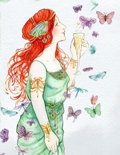 Vintage Butterfly Diary