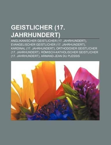 Geistlicher (17. Jahrhundert): Anglikanischer Geistlicher (17. Jahrhundert), Evangelischer Geistlicher (17. Jahrhundert)(German)