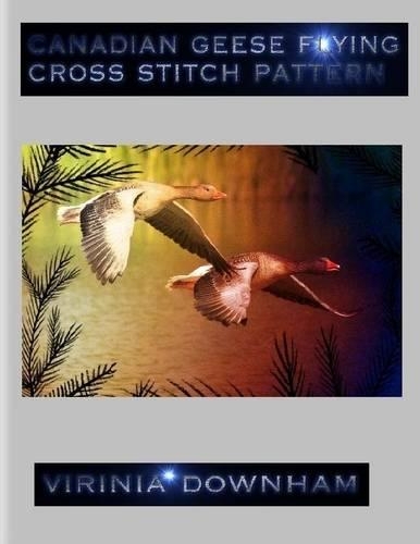 Canadian Geese Flying Cross Stitch Pattern