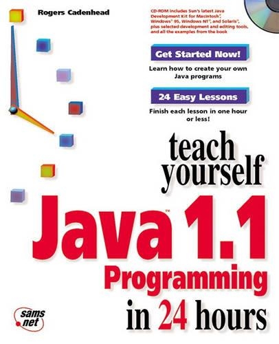 Sams Teach Yourself Java 1.1 Programming in 24 Hours