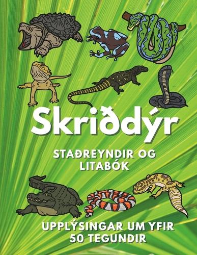 Skriðdýr staðreyndir og litabók
