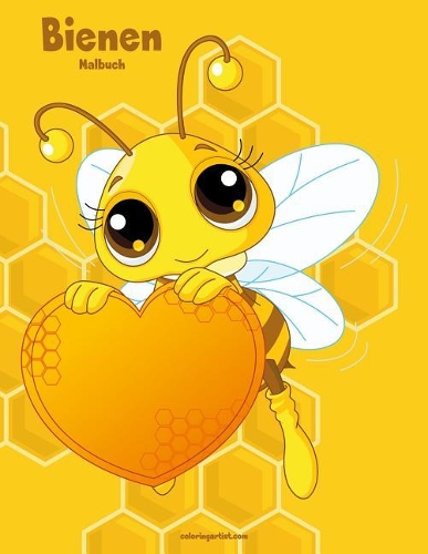 Bienen-Malbuch 1: (1 Bienen)