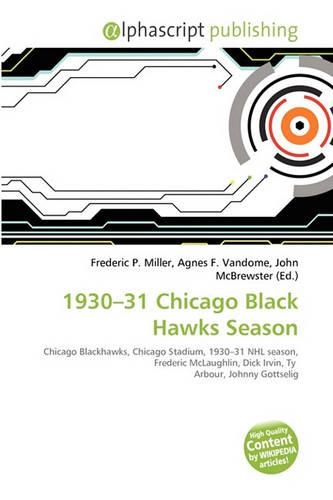 1930-31 Chicago Black Hawks Season